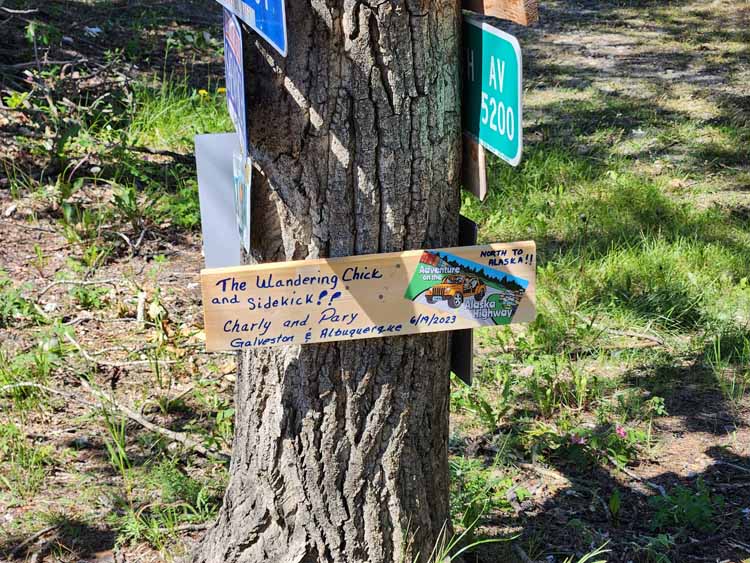 signpost forest